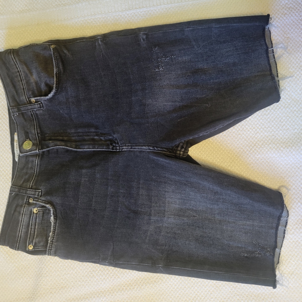 Zara Black Denim Shorts
